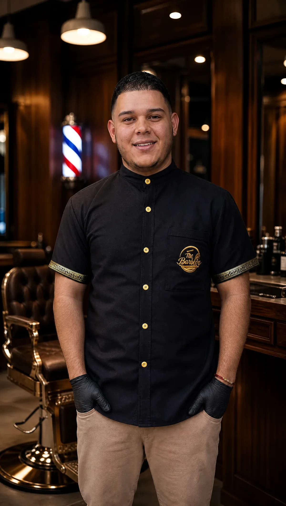 Felipe Palacio, dueño y barbero maestro